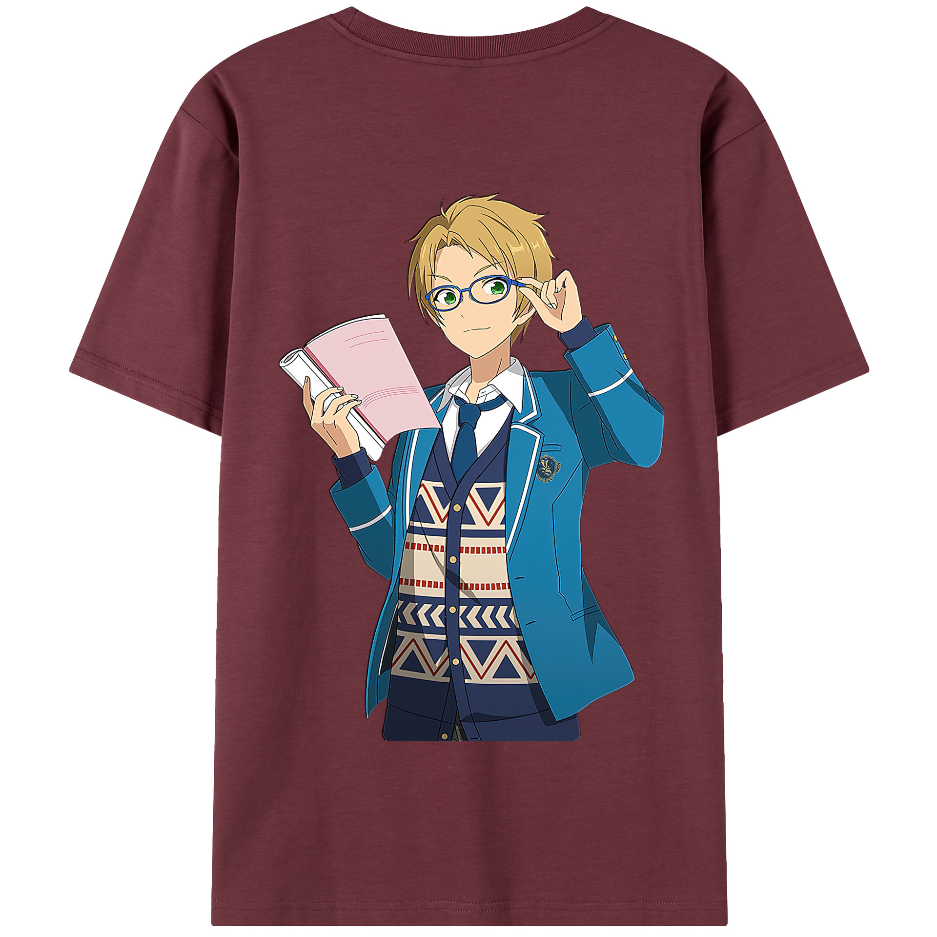 （画像用） あんさんぶるスターズ! Ensemble Stars 綿100％半袖Tシャツ（背面プリント）